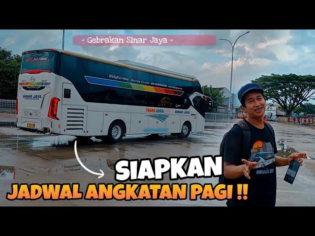 RUTE MALANG JAKARTA BERGEJOLAK !!! BUS SINAR JAYA SEGERA BUKA JADWAL ANGKATAN PAGI