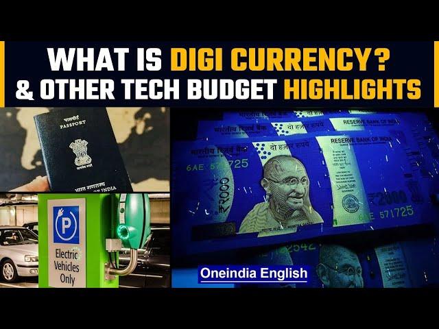 Digital Rupee, crypto, NFT, 5G |'Future tech' Budget 2022 explained | Oneindia News