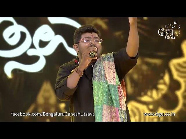 "CHANDRAKALI SEERE UTTA"  By Rajguru Hoskote At 60th Bengaluru Ganesh Utsava - 2022