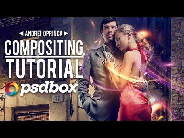 Composite & Light Effects Tutorial - PSD Box