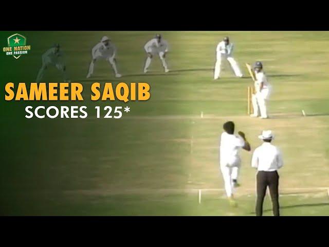 Opening batter Sameer Saqib scores 125* | OGDCL vs Eshaal Associates | President's Trophy 2024-25