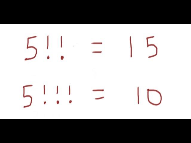 Understand how to solve double and triple factorial problems in 3 minutes