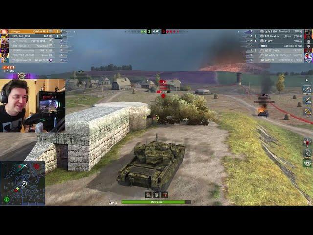 ТАНК НАГИБАТОР Chieftain Mk 6 ● ЭТА ИМБА УНИЖАЕТ ВСЕХ ● WoT Blitz