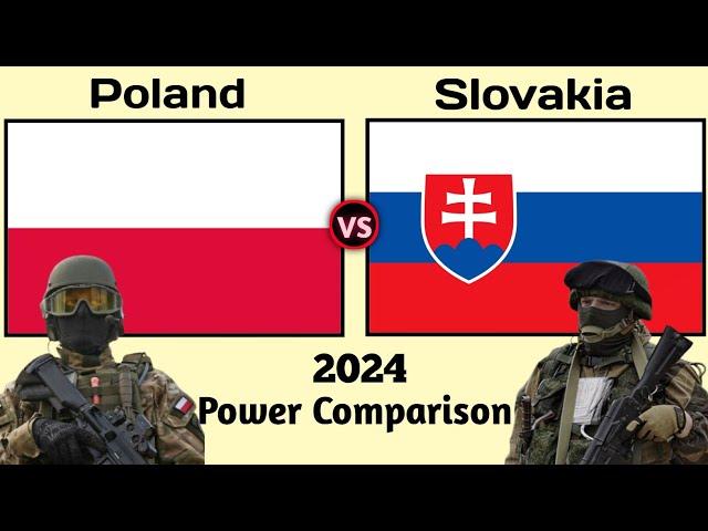 Poland vs Slovakia Millitary Power Comparison 2024| Slovakia vs Poland Millitary Power 2024