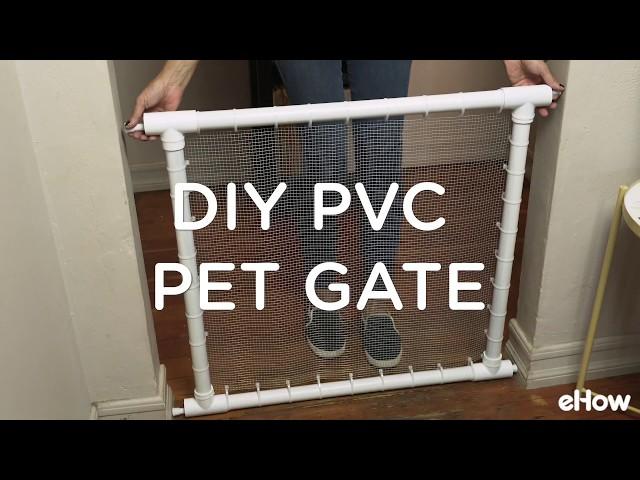 DIY PVC Pipe Pet Gate