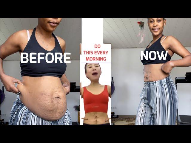 SIMPLE EXERCISE TO LOSE BELLY FAT AND LOVE HANDLE  FAST |Kiat jud dai #fitnessbelinda