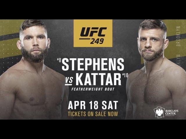 Полный бой на UFC 249 Джереми Стивенс vs Кэлвин Каттар