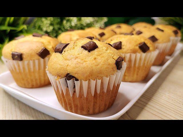 Soft and fluffy MUFFINS!  Super greedy and disappear in an instant quick easy recipe