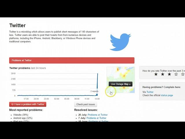 Twitter Down! Use Down Detector to Track Outages