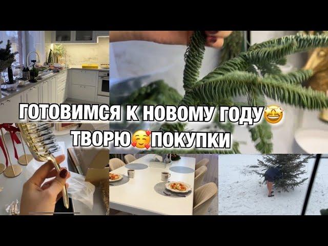 ГОТОВИМСЯ К НОВОМУ ГОДУ!  ВОСХИТИТЕЛЬНЫЕ НОВОГОДНИЕ ПОКУПКИ! ТВОРЮ КРАСОТУ! Будни Мамы Влог