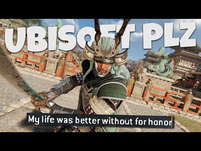 There is a huge problem in for honor right now...