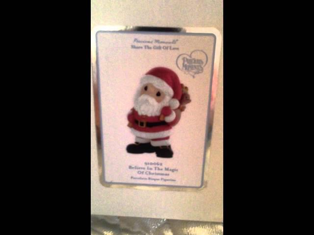 Precious Moments "Believe In The Magic of Christmas" Santa Figurine