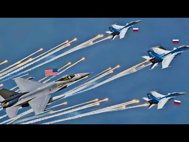 Just Happened! US F-16 Pilot Air Battle, Shoots Down Russian SU-57 Fighter Jet Again | Right on the