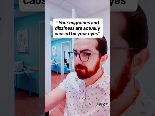 Your migraines and dizziness might actually be caused by your vision—even if you have 20/20 vision!