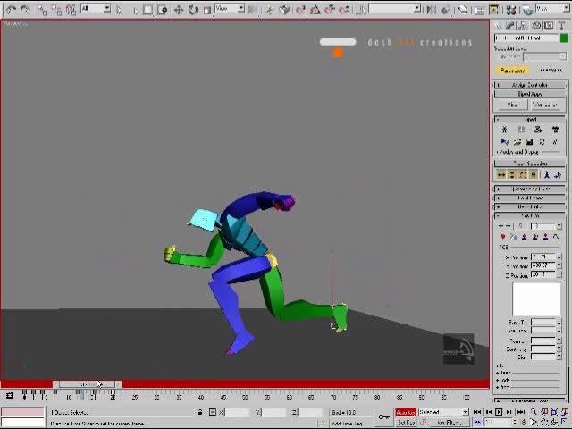 3Ds Max - Biped Animation Video Tutorial - Part 01