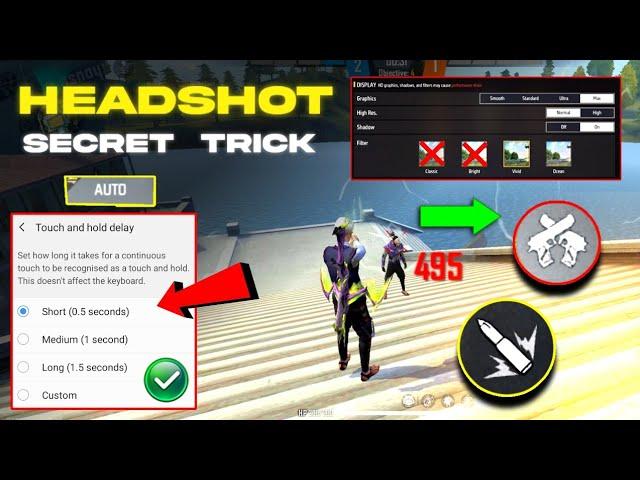 One tap headshot trick after ob36 update | AC80 one tap headshot trick