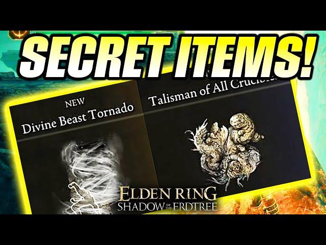 Elden Ring: How to get DIVINE BEAST TORNADO and TALISMAN OF ALL CRUCIBLES - SECRET Items!