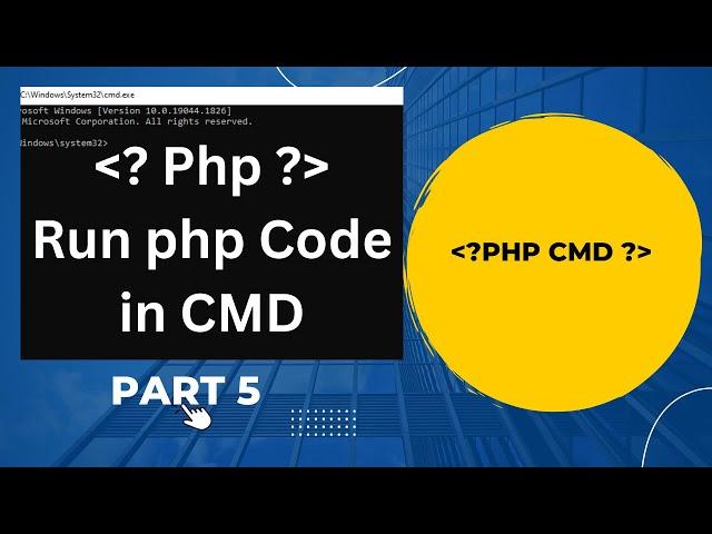 How to Run php file in cmd | Running PHP from Command Line | How to Run PHP script in command prompt