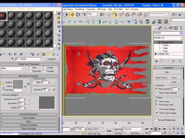 How to Simulate a Torn Flag Animation using 3ds Max and After Effects - Day 1