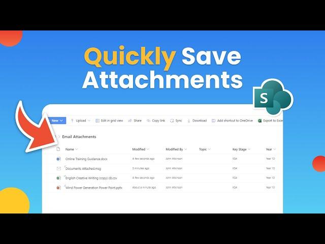 HOW TO: Save emails and attachments in SharePoint