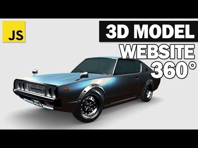 Add 3D Model to WebSite in 5 Minutes - Three.js Tutorial