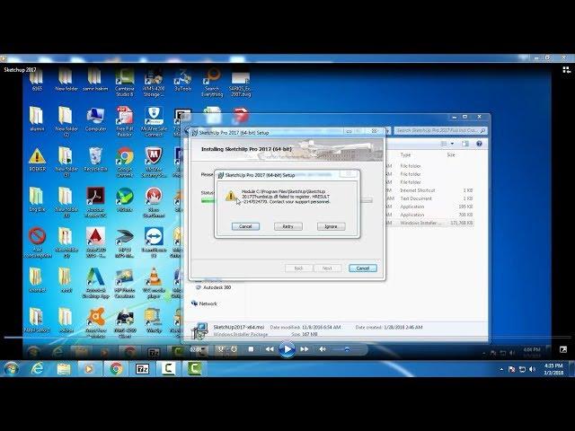 sketchup 2017 & 2018 ThumbsUp.dll Errors