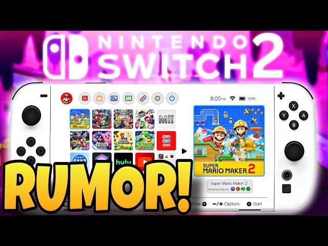 Nintendo Switch 2 Reveal Day & Launch Game May Have Just Leaked!