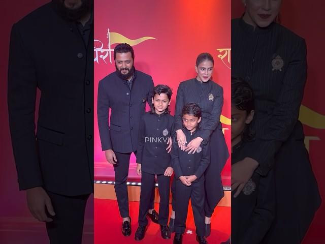 Deshmukh family is TWINNING & WINNING  | Riteish Deshmukh, Genelia Deshmukh | #shorts #bollywood