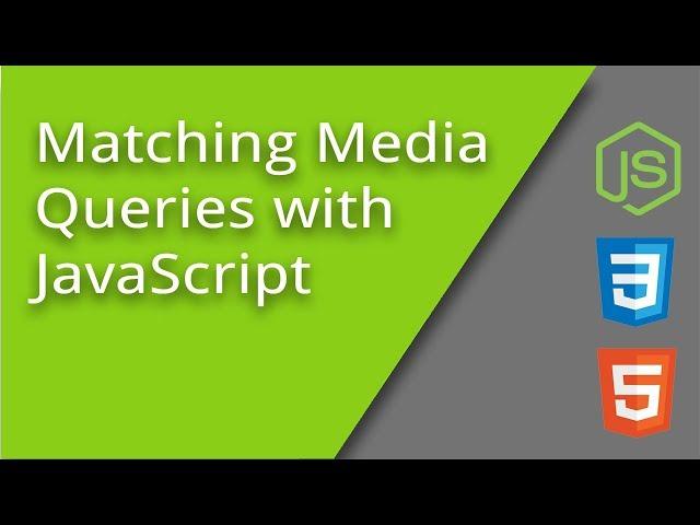 Matching Media Queries with JS