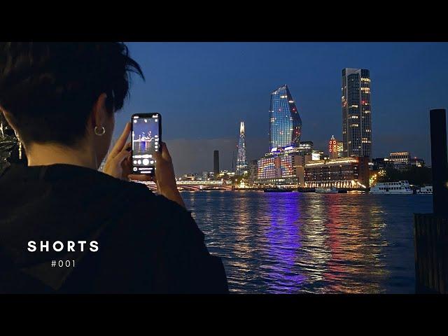 Scouting London Photography Locations at Night! // 1MIN VLOG #Shorts