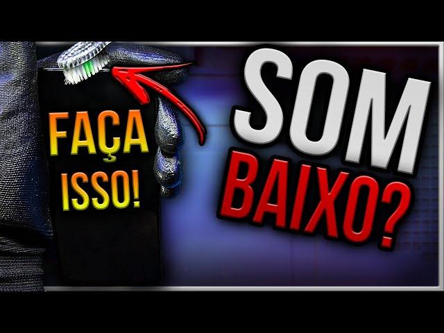 Celular Com Som Baixo ou Abafado Como Resolver! (Muito Fácil)