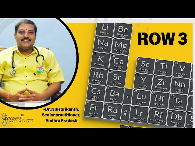 COMPLETE ROW 3 I HOMEOPATHY I DR. NBR SRIKANTH I SWARA HOMEO GURUKUL