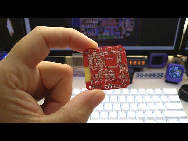 How to create Touch Sensor Pads for the TPP223 on a #PCB using my #CANBUS Gauge as example by #Hayri