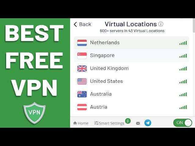 The Best Free VPN For PC | 600+ Servers