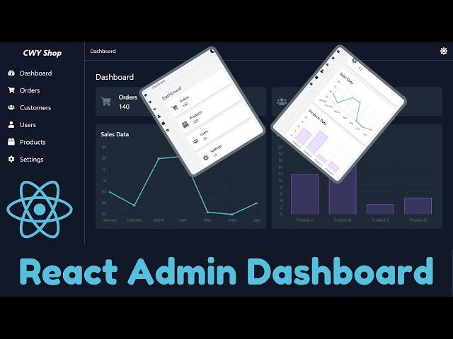 Build a Responsive React Dashboard with Tailwind CSS: Dark & Light Modes