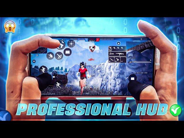 World's Best Custom HUD Setting In Free Fire ️ For Professional + Dangerous Gameplay  !!