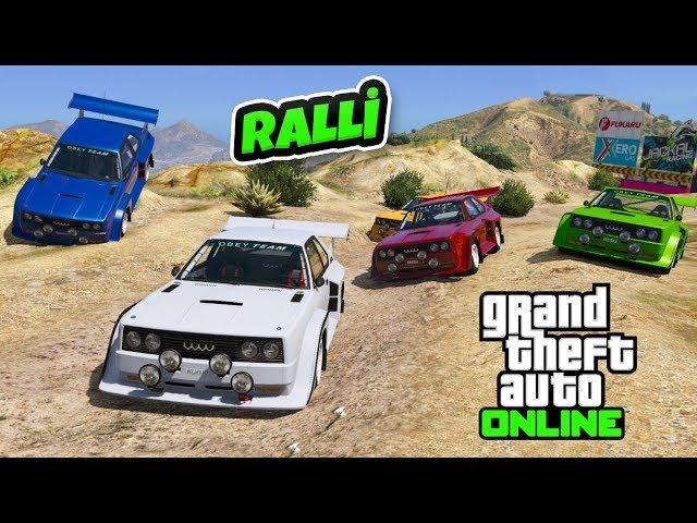 Ralli Arabalar ile Zorlu Parkurda Yarışıyorum  - GTA 5 Online