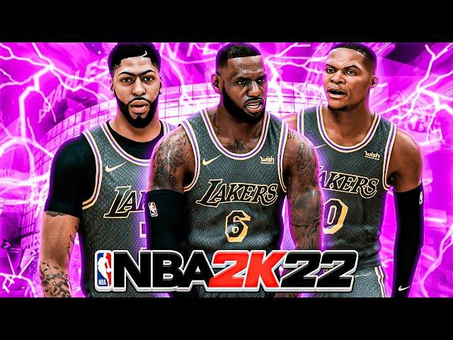 NBA 2K22 PLAY NOW ONLINE NEXT GEN: Using the LAKERS in my FIRST GAME!