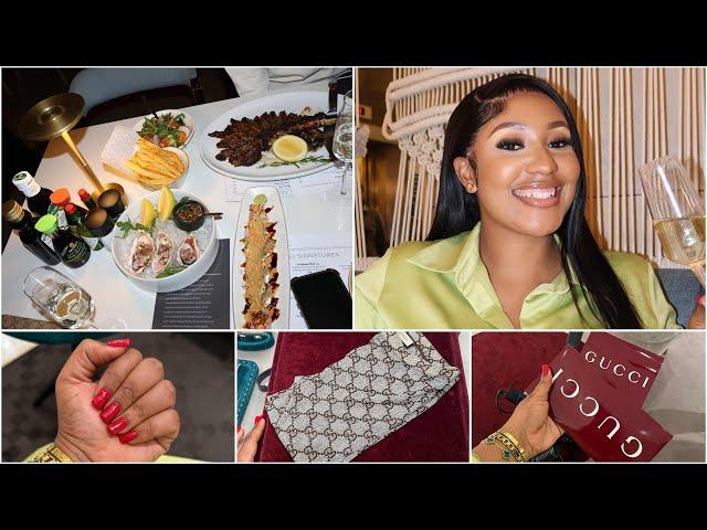 Weekly Vlog: Winter Nails // Luxury Shopping // Dinner// South African YouTuber 