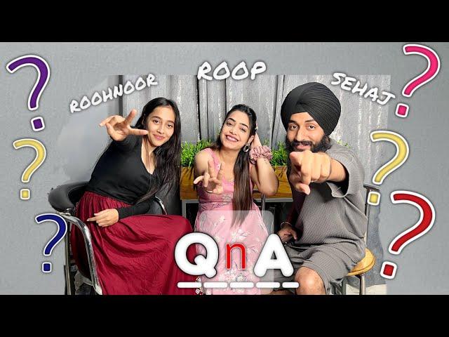 QnA Vlog With @RoohnoorKaur  || Reply To All Q ?? || Sehaj Arora Gurpreet Kaur || Viral Couple