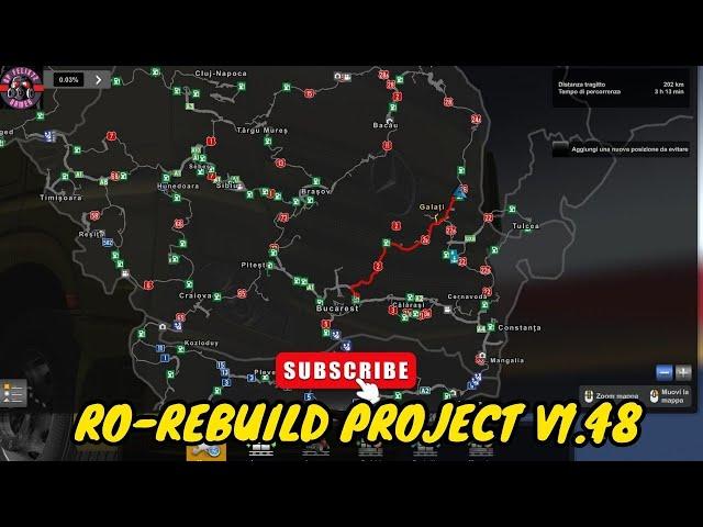 EURO TRUCK SIMULATOR 2 - RO-REBUILD PROJECT 1.48