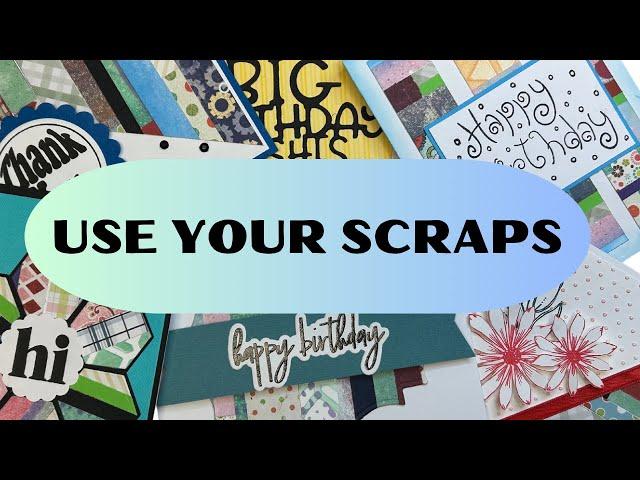 Use Your Scraps to Create 6 Beautiful Cards! #useyourscraps #cardmaking