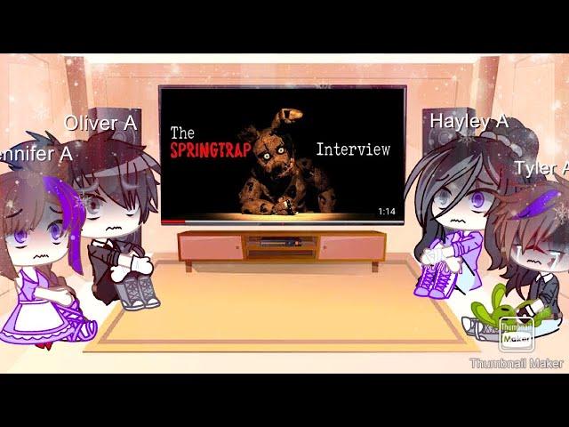 Williams family react to the Springtrap interview