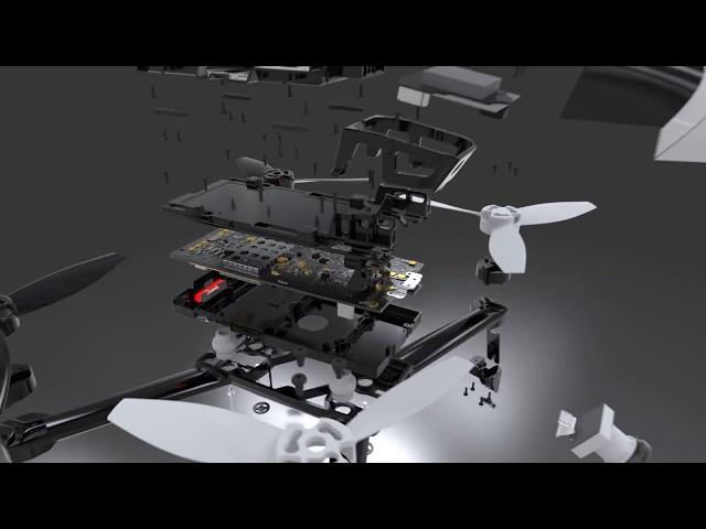 SOLIDWORKS Visualize - Bebop 2 Exploded View Animation