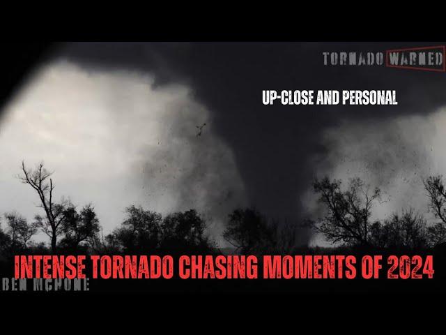 INTENSE Tornado Chasing (2024 So Far) - Up Close and Personal Encounters [4K]