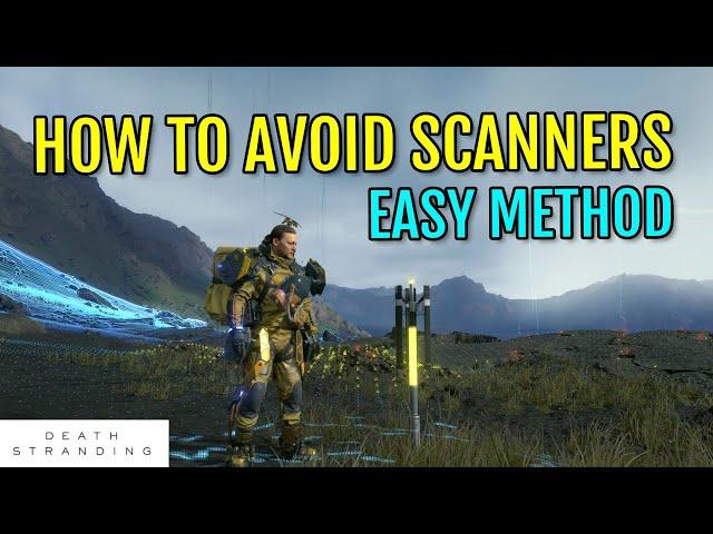 How to Avoid Enemy Scanners (Neglect Ping) (Quick Tutorial) | Death Stranding