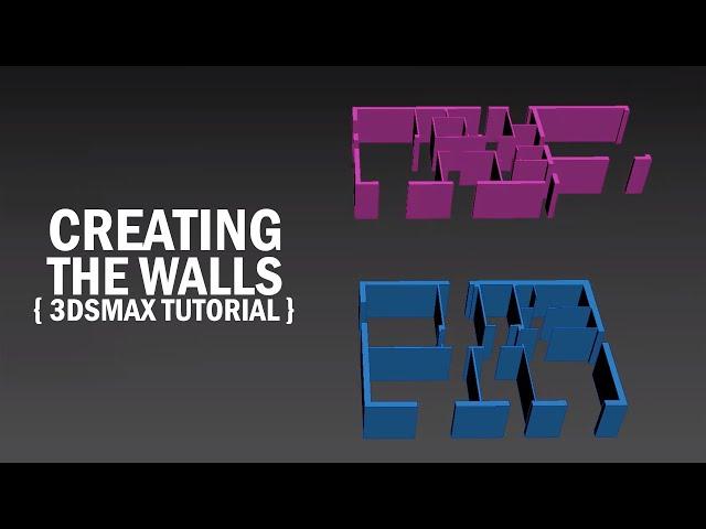 3ds Max Tutorial | How To Create Walls