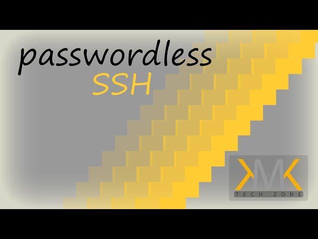 How to setup passwordless SSH?