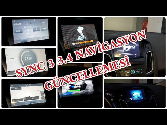 Ford Sync 3 3.4 Navigasyon lu sürüm e güncelleme