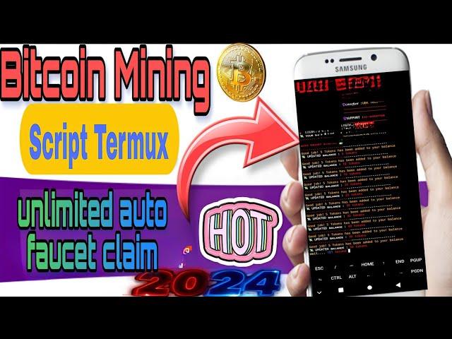 Auto Faucet Script Termux|Unlimited Faucet Script Claim